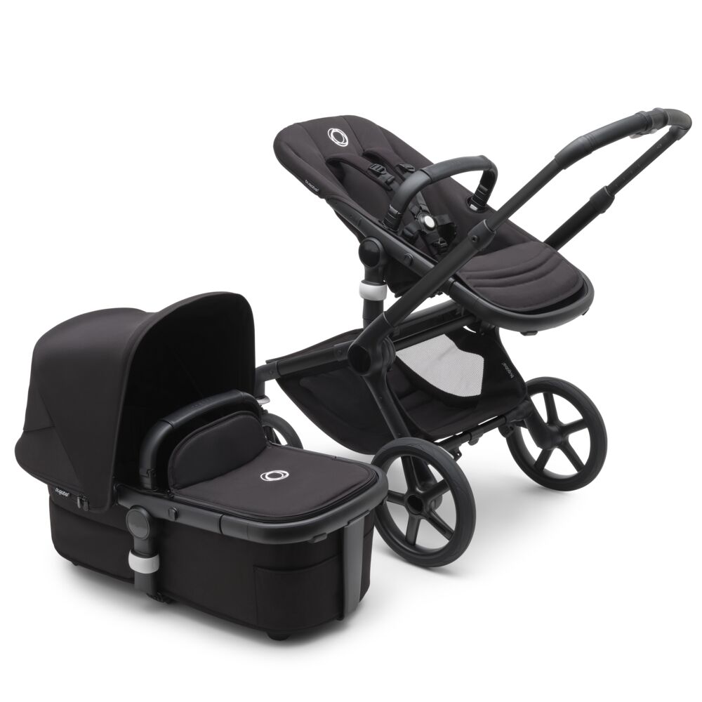 Коляска 2 в 1 Bugaboo Fox 5 Complete Black Midnight Black