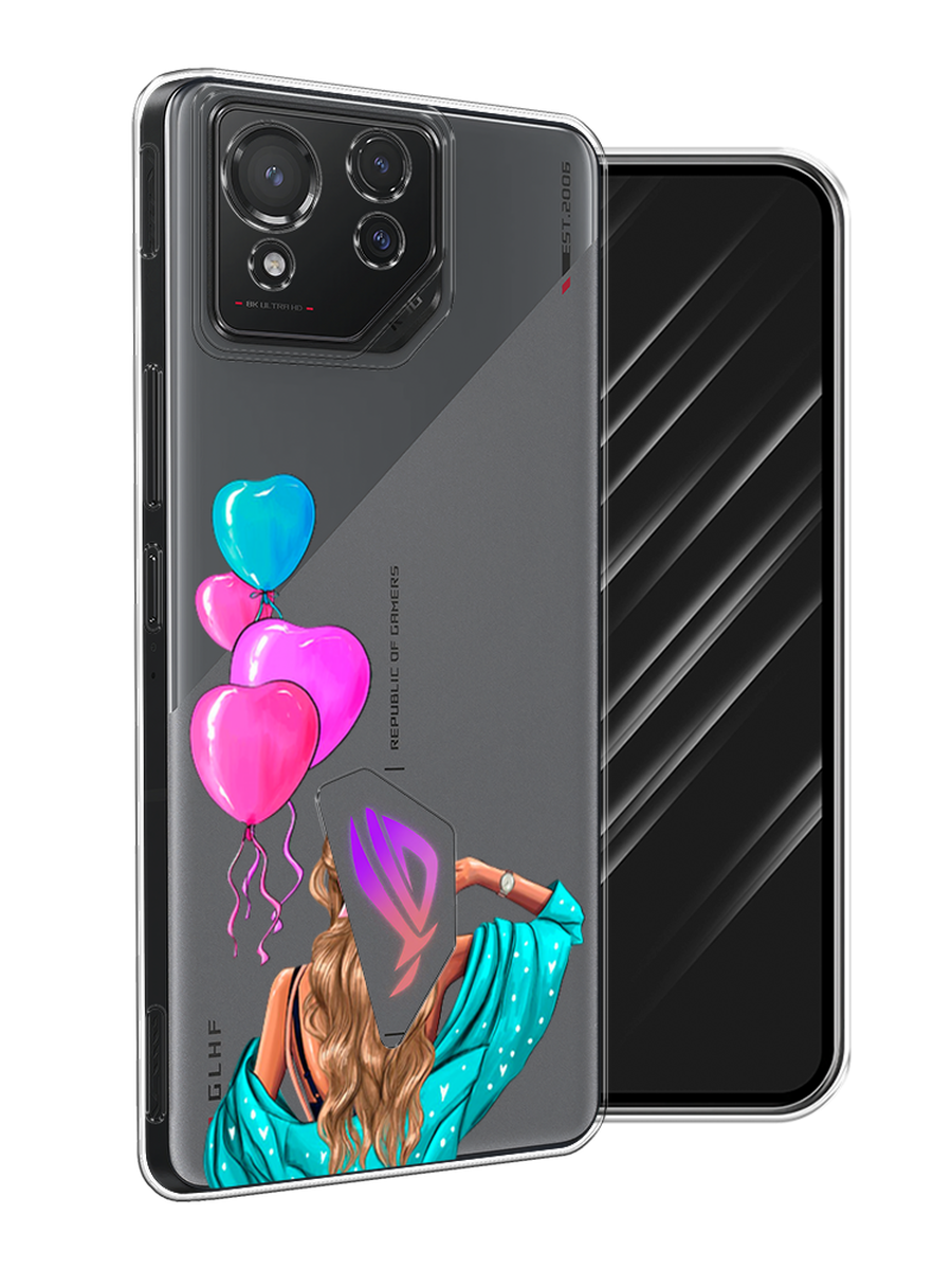 

Чехол Awog на Asus ROG Phone 8 "День Рождения", Голубой;розовый;бежевый, 45150-1