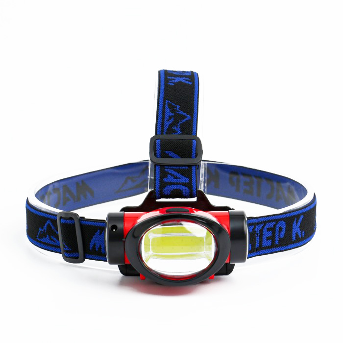 

Фонарь налобный аккумуляторный, серия: "Мастер К", 3 Вт, 1200 мАч, 1 LED, 3 режима, Красный;синий;черный, Мастер К