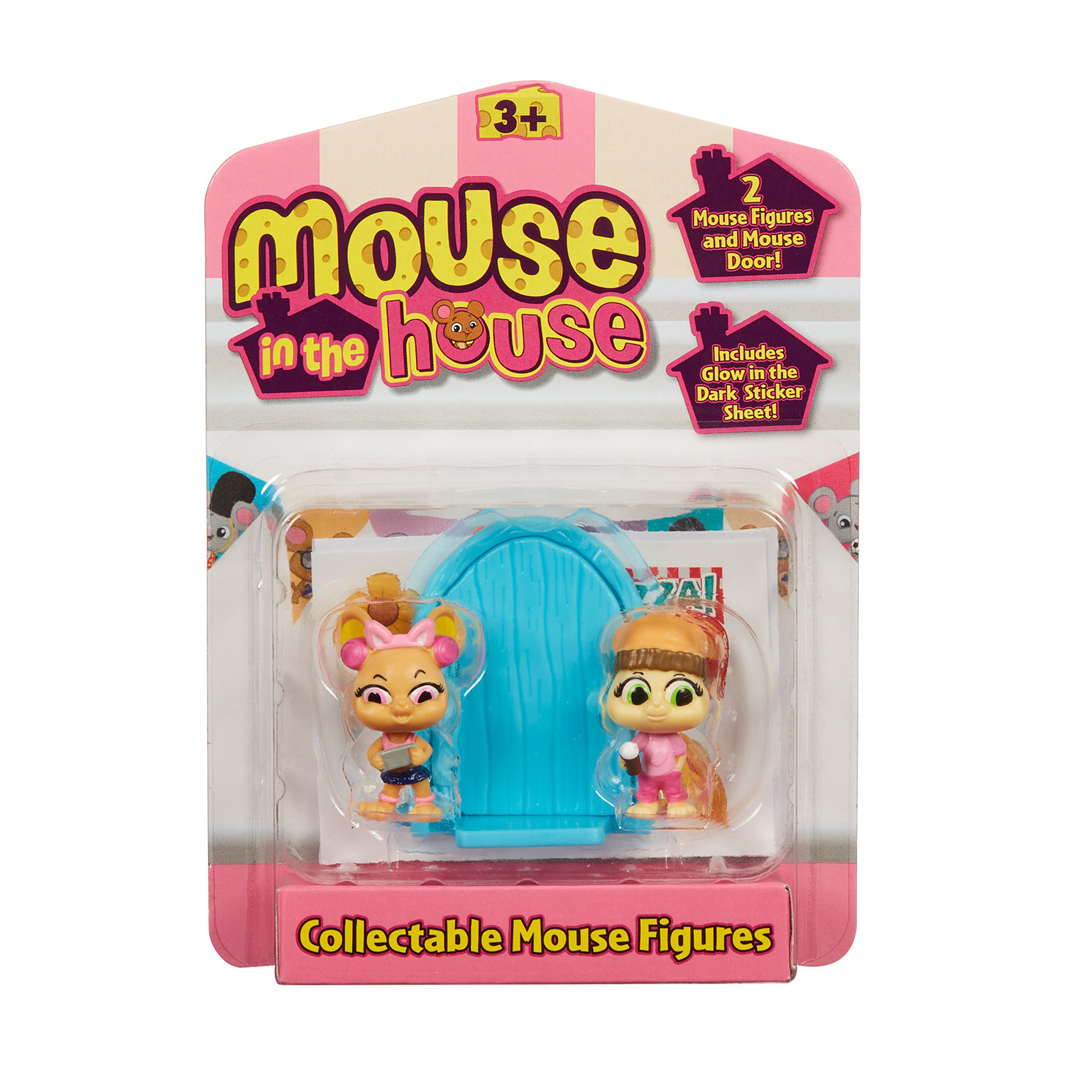 Игровой набор 2в1 фигурки Гейми и Бинс Mouse in the House 41723 игровой набор мышкин дом пиццерия маусвилль