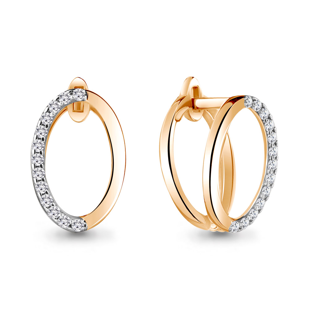 

Серьги из серебра с фианитом Aquamarine Aquamarine 48536А_925_з, 48536А_925_з