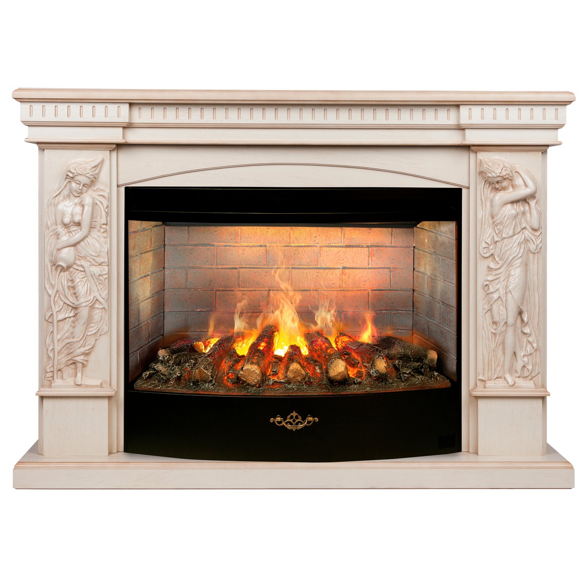 

Электрокамин RealFlame Diva WT с очагом 3D Firestar 33, увлажнение воздуха, Электрокамин Diva 33 WT-619B с очагом 3D Firestar 33