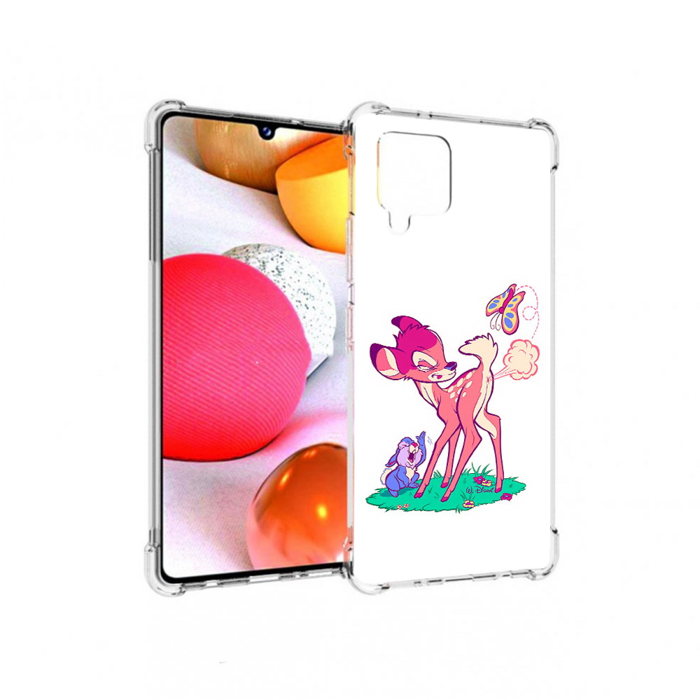 

Чехол MyPads Tocco для Samsung Galaxy A42 смешной олененок (PT226910.539.610), Прозрачный, Tocco