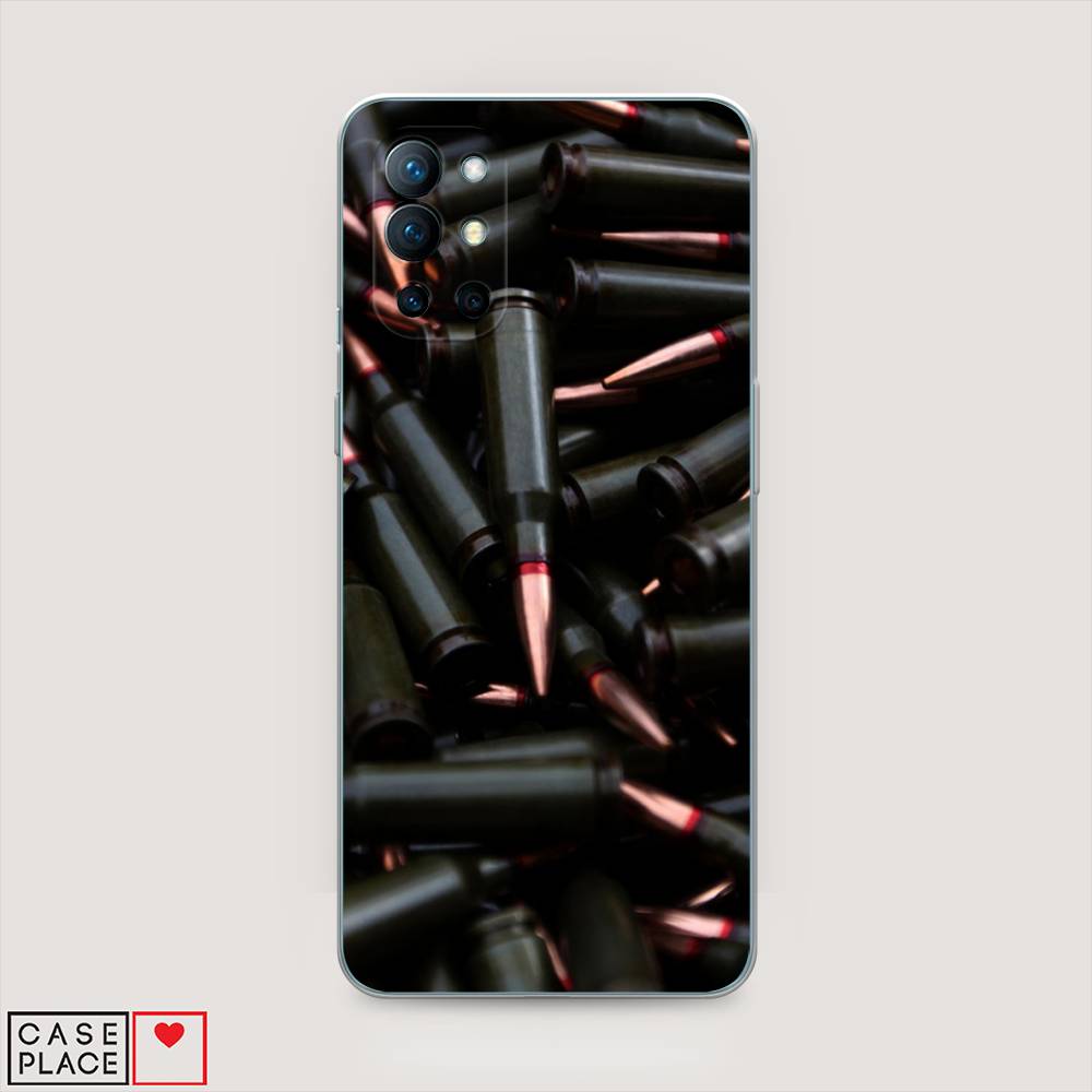 

Чехол Awog на OnePlus 9R / ВанПлас 9R "Пули черные", Черный;коричневый, 151650-5