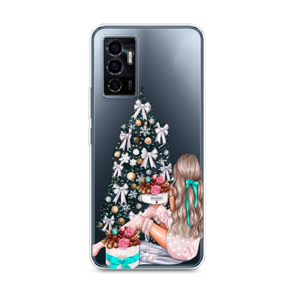 

Чехол на Vivo V23e "New Year", Зеленый;бежевый;голубой, 265950-5