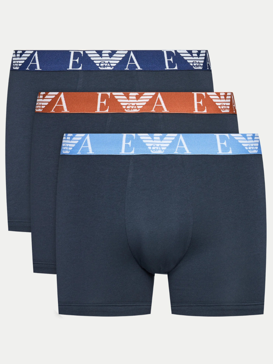 

Комплект трусов мужских Emporio Armani 111473_4F715 синих L, 3 шт., Синий, 111473_4F715