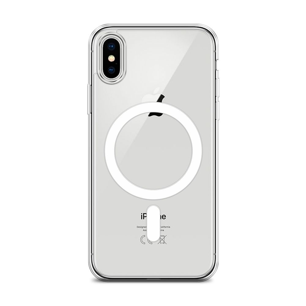 

Чехол MagSafe для Apple iPhone X/XS, Прозрачный, MAG-118C