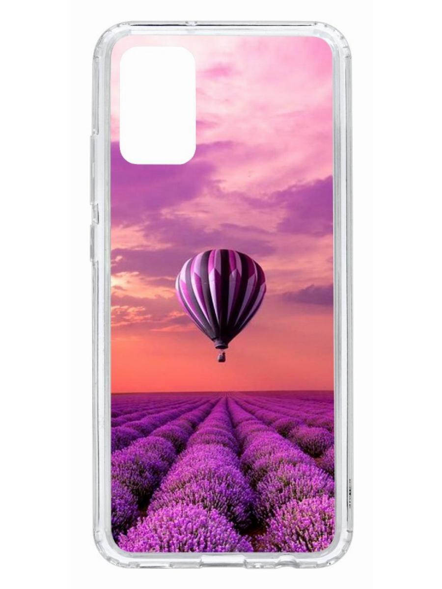 

Чехол на Samsung Galaxy A02s Kruche Print Лавандовый рай, Прозрачный;разноцветный;черный;белый