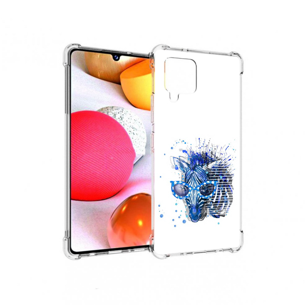 

Чехол MyPads Tocco для Samsung Galaxy A42 расплывчатая зебра (PT226910.539.577), Прозрачный, Tocco