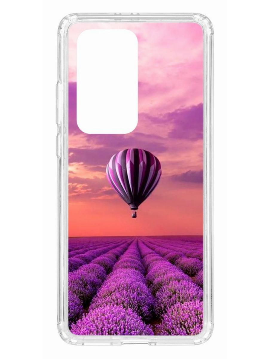 

Чехол на Huawei P40 Pro+ Kruche Print Лавандовый рай