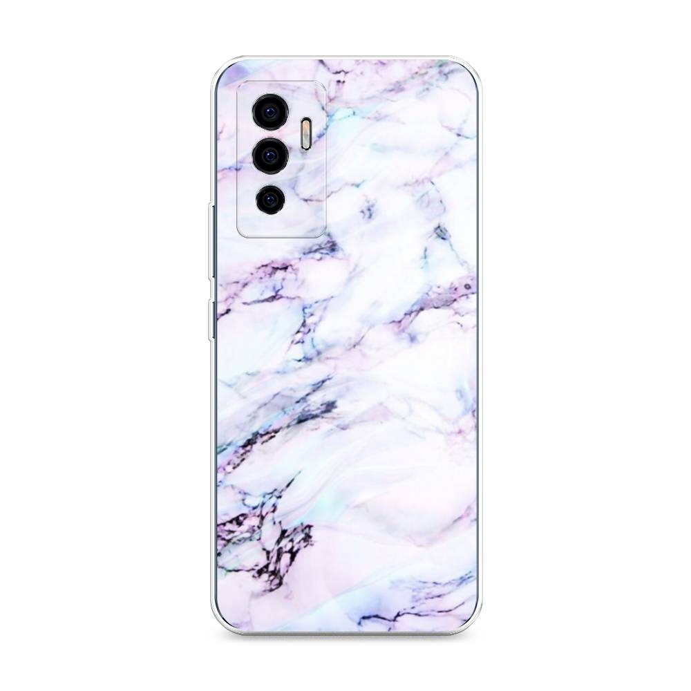 

Чехол на Vivo V23e "Радужный мрамор", Серый;фиолетовый, 265950-3