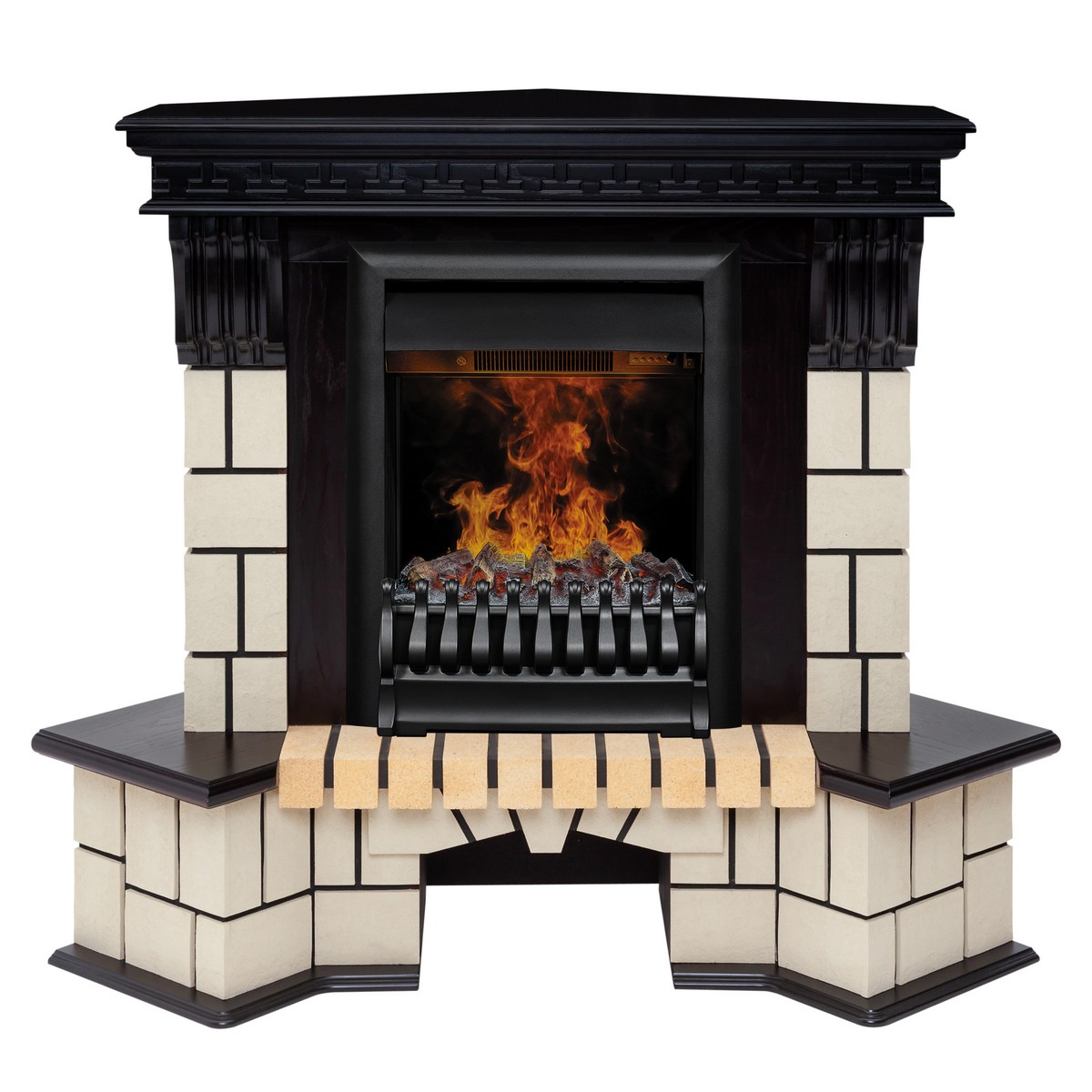 

Электрокамин RealFlame Stone Coner STD AO с очагом 3D Oregan, Электрокамин Stone Corner STD AO с очагом 3D Oregan