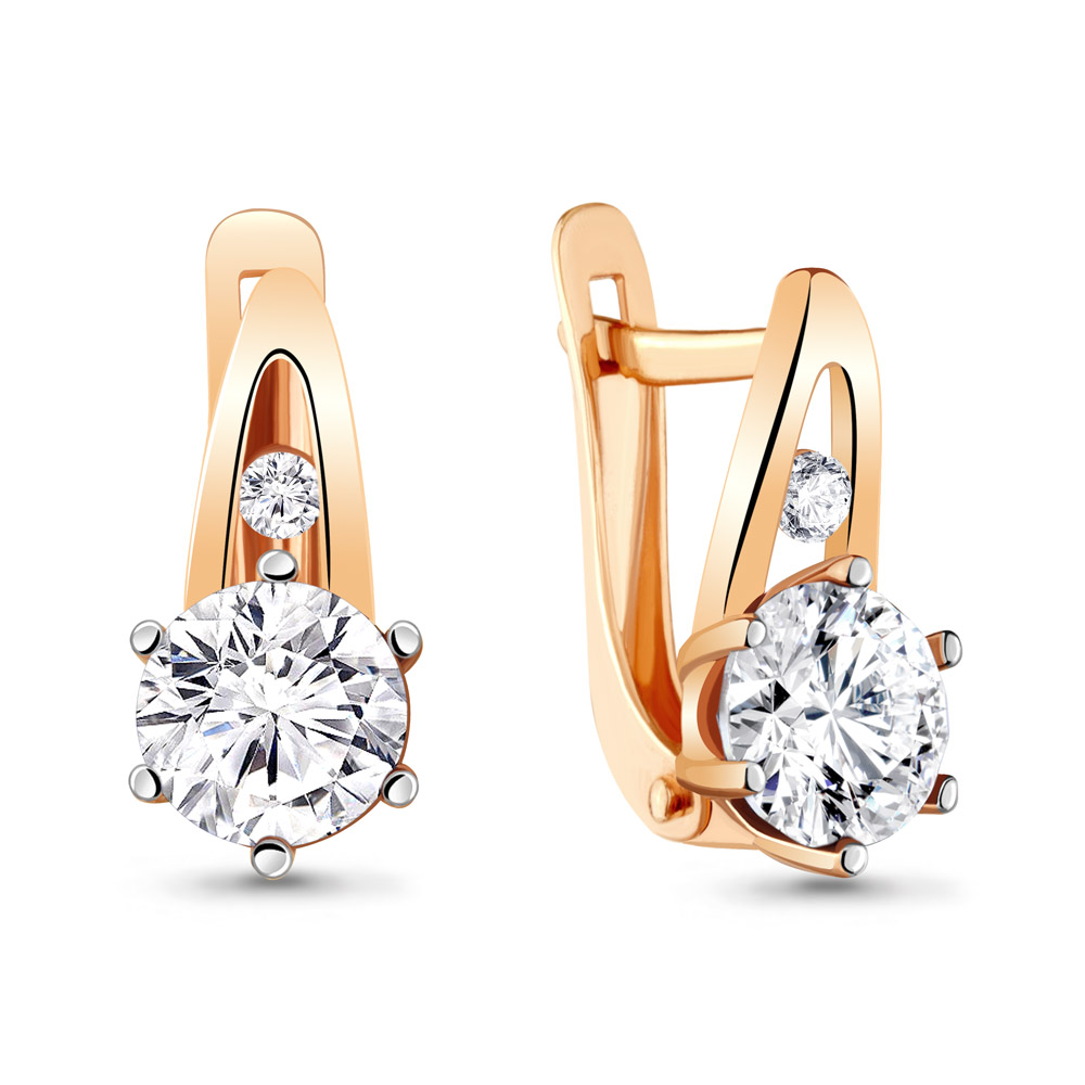 

Серьги из серебра с фианитом Aquamarine Aquamarine 48446А_925_з, 48446А_925_з