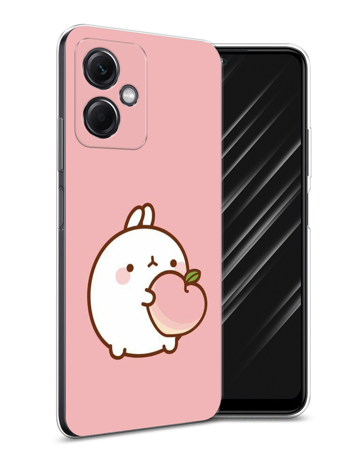 

Чехол Awog на Xiaomi Redmi Note 12 5G "Мрамор розовое золото", Черный;розовый, 316950-3