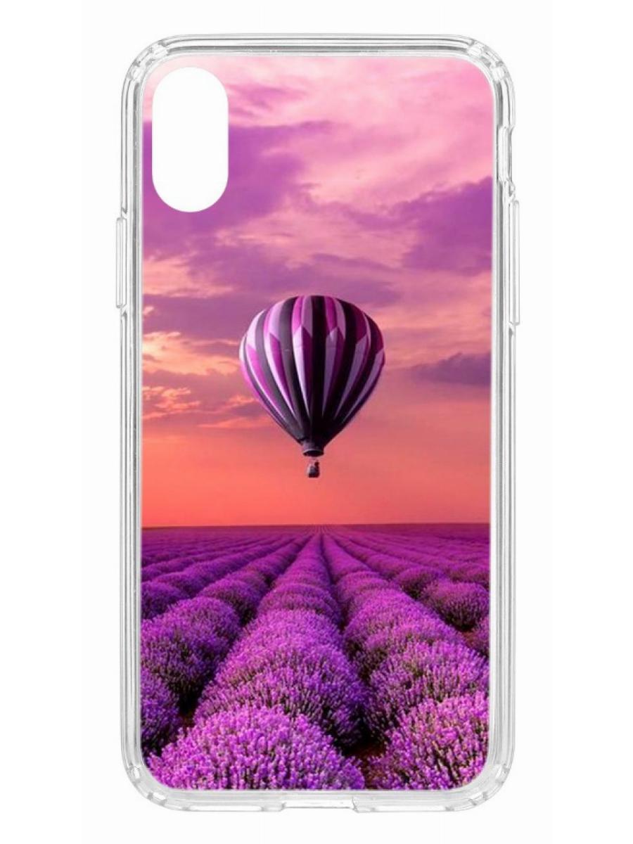 Чехол на iPhone X Kruche Print Лавандовый рай