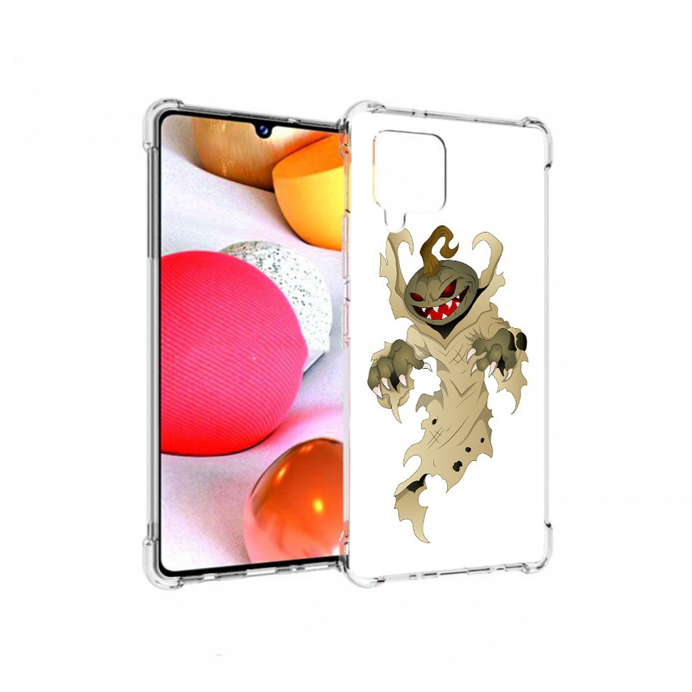 

Чехол MyPads Tocco для Samsung Galaxy A42 призрак хэллоуина (PT226910.539.555), Прозрачный, Tocco