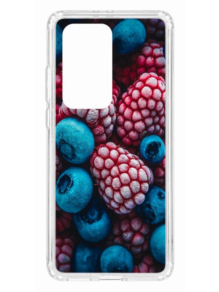 фото Чехол на huawei p40 pro+ kruche print fresh berries кruче