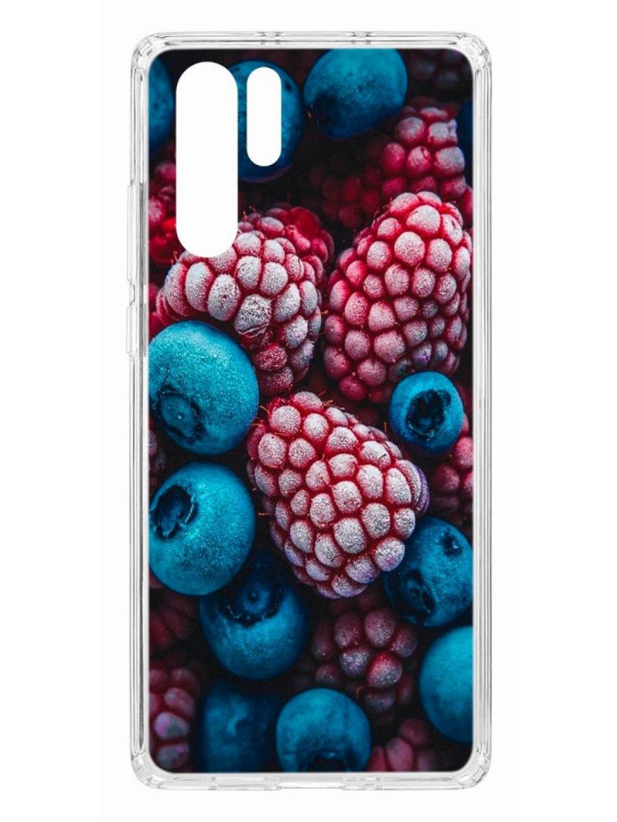 фото Чехол на huawei p30 pro kruche print fresh berries кruче