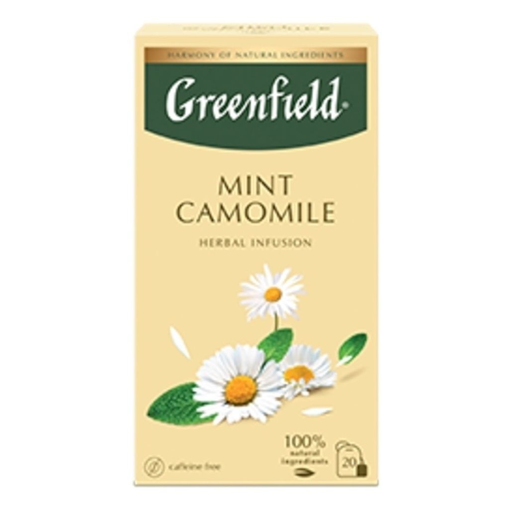 Чайный напиток цветочный Greenfield mint-camomile 1,5 г х 20 шт