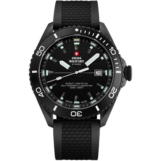 

Наручные часы мужские Swiss Military by Chrono SM34080.06 черные, SM34080.06