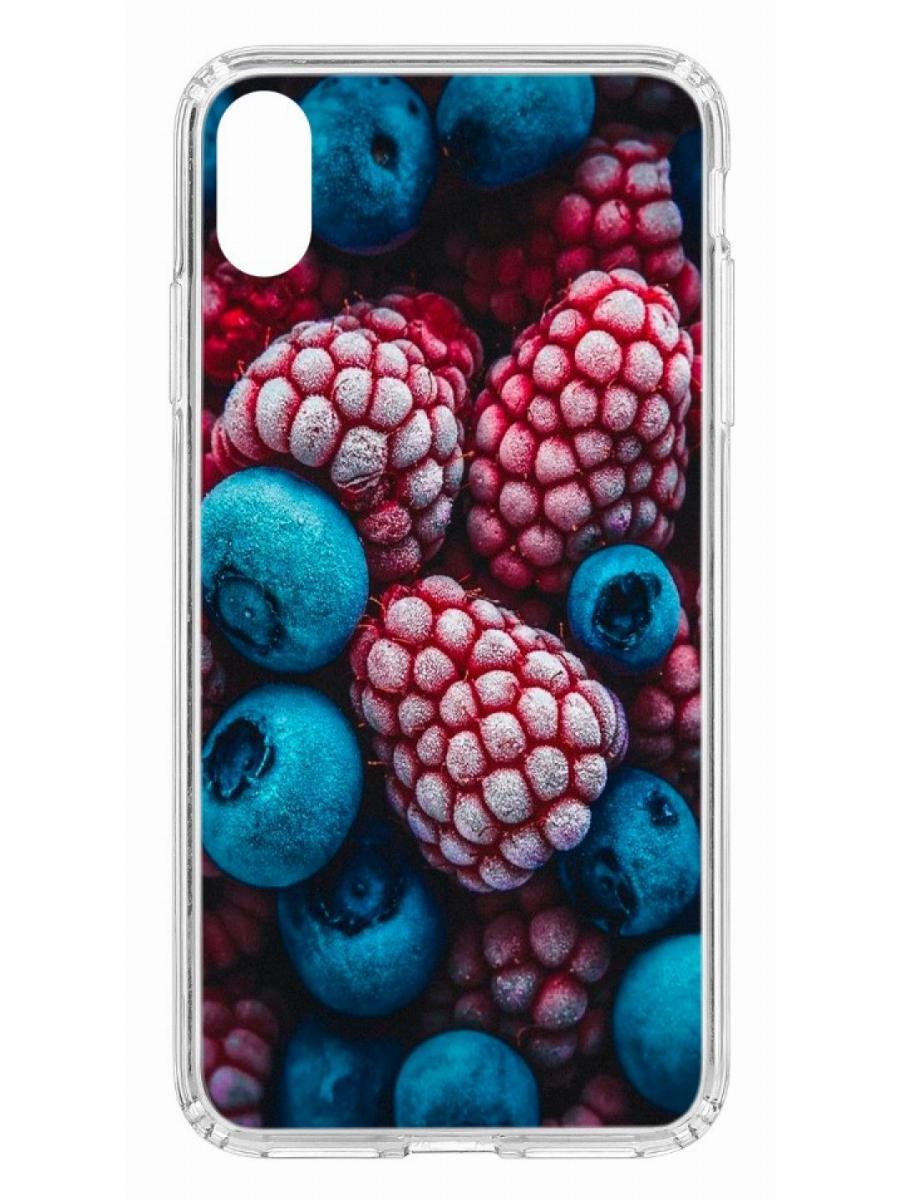 фото Чехол на apple iphone xs max kruche print fresh berries кruче