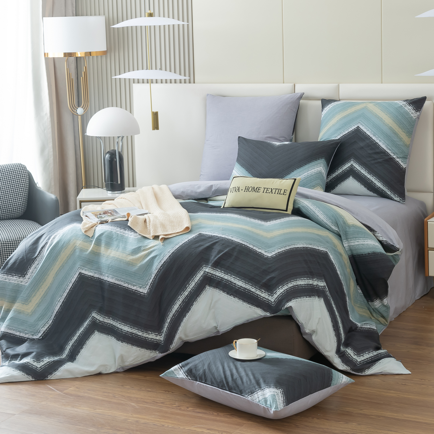 

Комплект постельного белья СИТРЕЙД C592 - 1,5 спальн сатин 100% хлопок наволочки 50х70, YC592