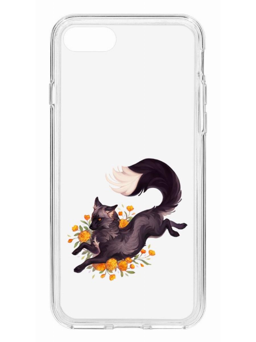 

Чехол для Apple iPhone 7 /8 /SE 2020 КRUЧЕ Print Fresh berries прозрачный с рисунком