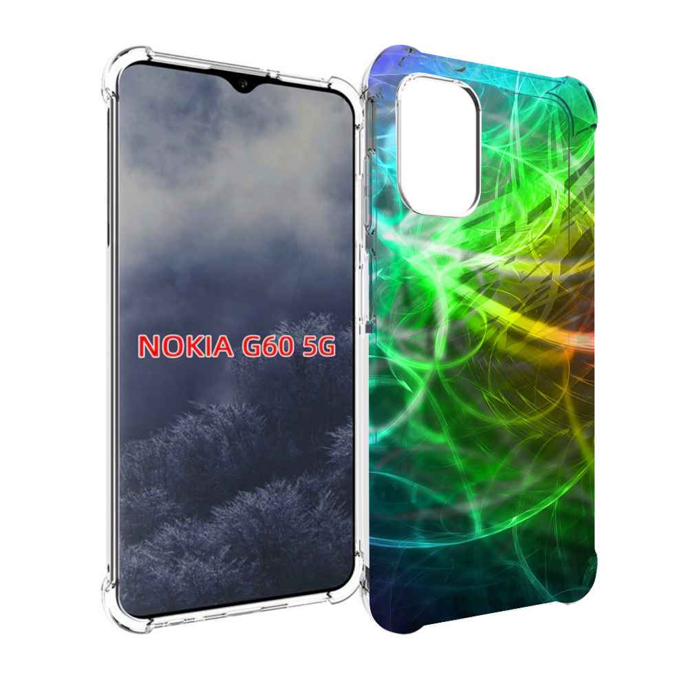 

Чехол MyPads разноцветная-абстракция-линиями для Nokia G60 5G, Прозрачный, Tocco