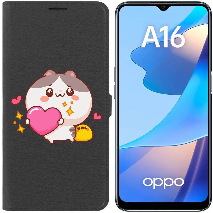 Чехол-книжка Eco Book для Oppo A16 Сердце для тебя