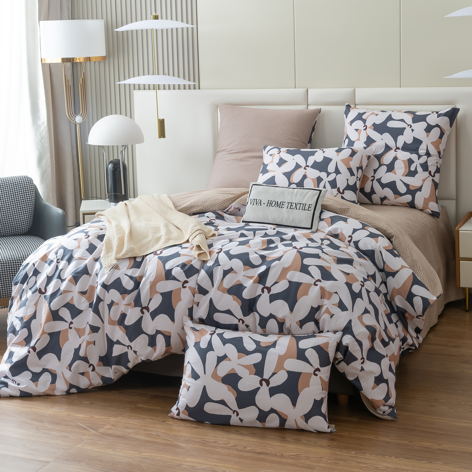 

Комплект постельного белья СИТРЕЙД C591 - 1,5 спальн сатин 100% хлопок наволочки 70х70, YC591