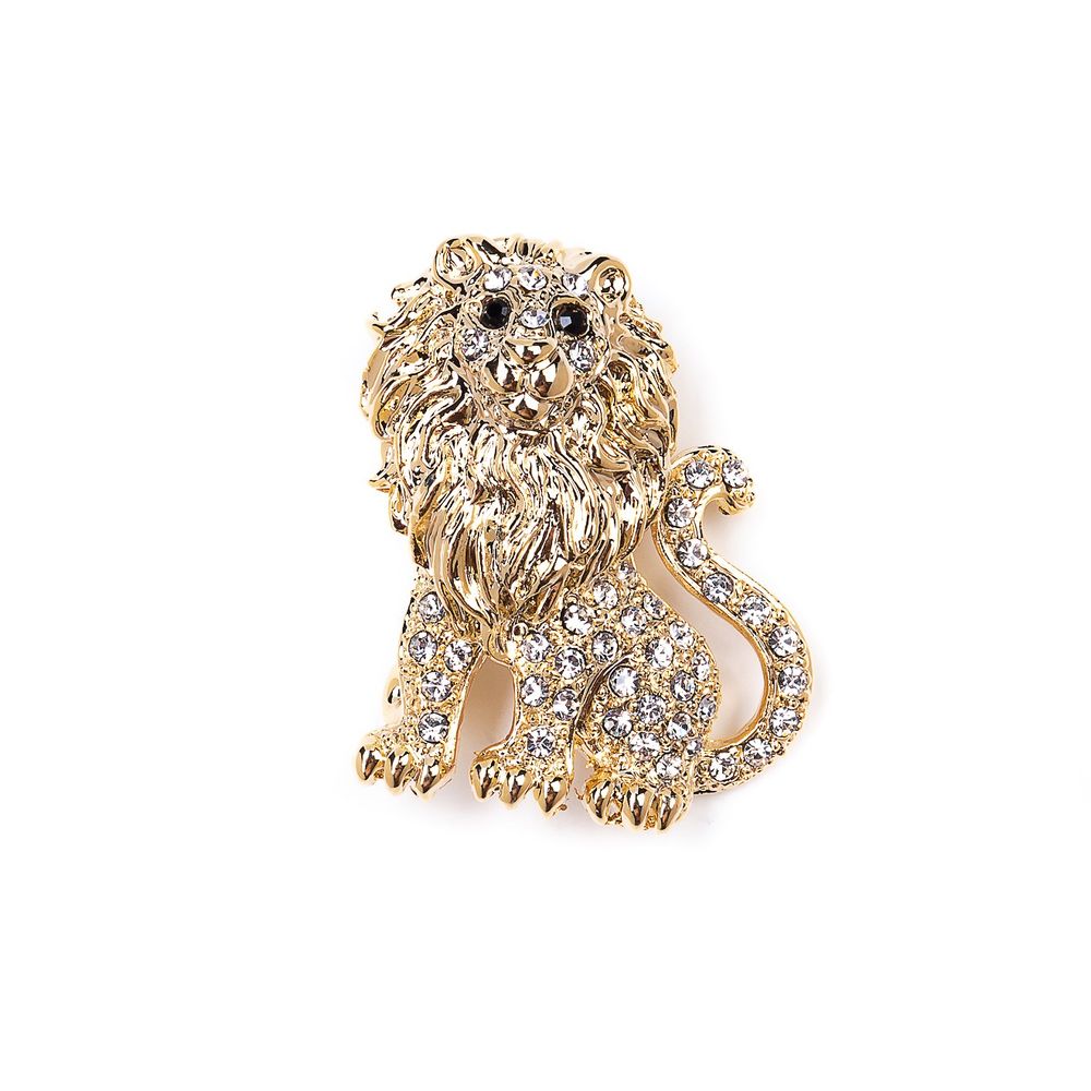 

Брошь из бижутерного сплава с swarovski Moon Paris MoS-22.03-004, MoS-22.03-004