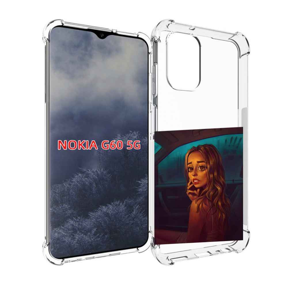 

Чехол MyPads пуп-невесты женский для Nokia G60 5G, Прозрачный, Tocco