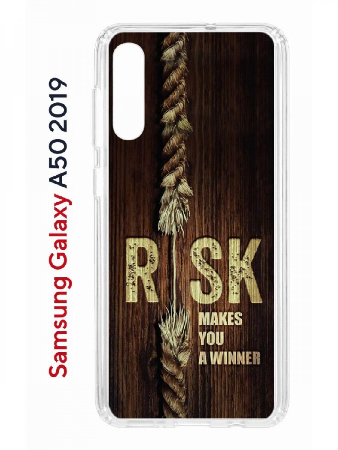 Чехол на Samsung A50,A50S,A30S 2019 с принтом Kruche Print Risk, противоударный бампер