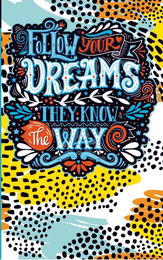 

Блокнот Bourgeois 80 листов, 11*17, чистые листы, Follow your dreams , 3621 (18142)