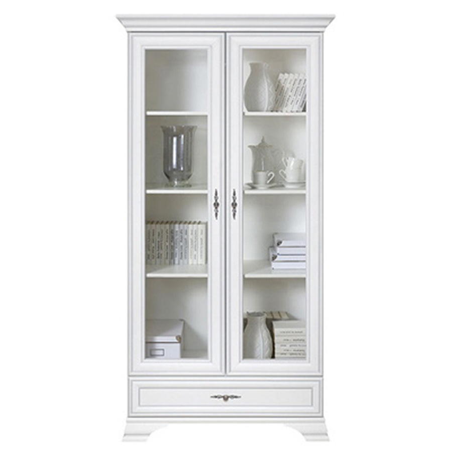 

Шкаф-витрина KENTAKI REG-2W1S, цвет белый, Шкаф-витрина KENTAKI REG-2W1S