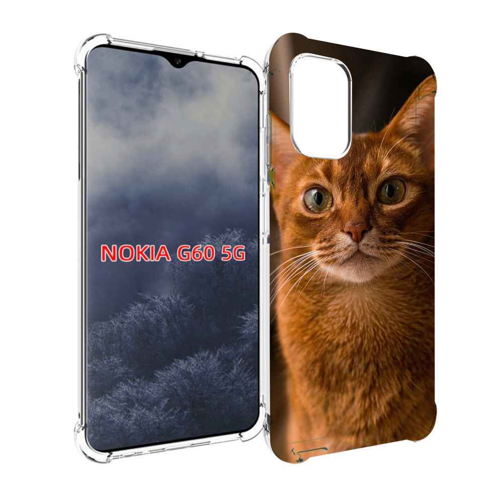 Чехол MyPads порода кошки абисинская для Nokia G60 5G