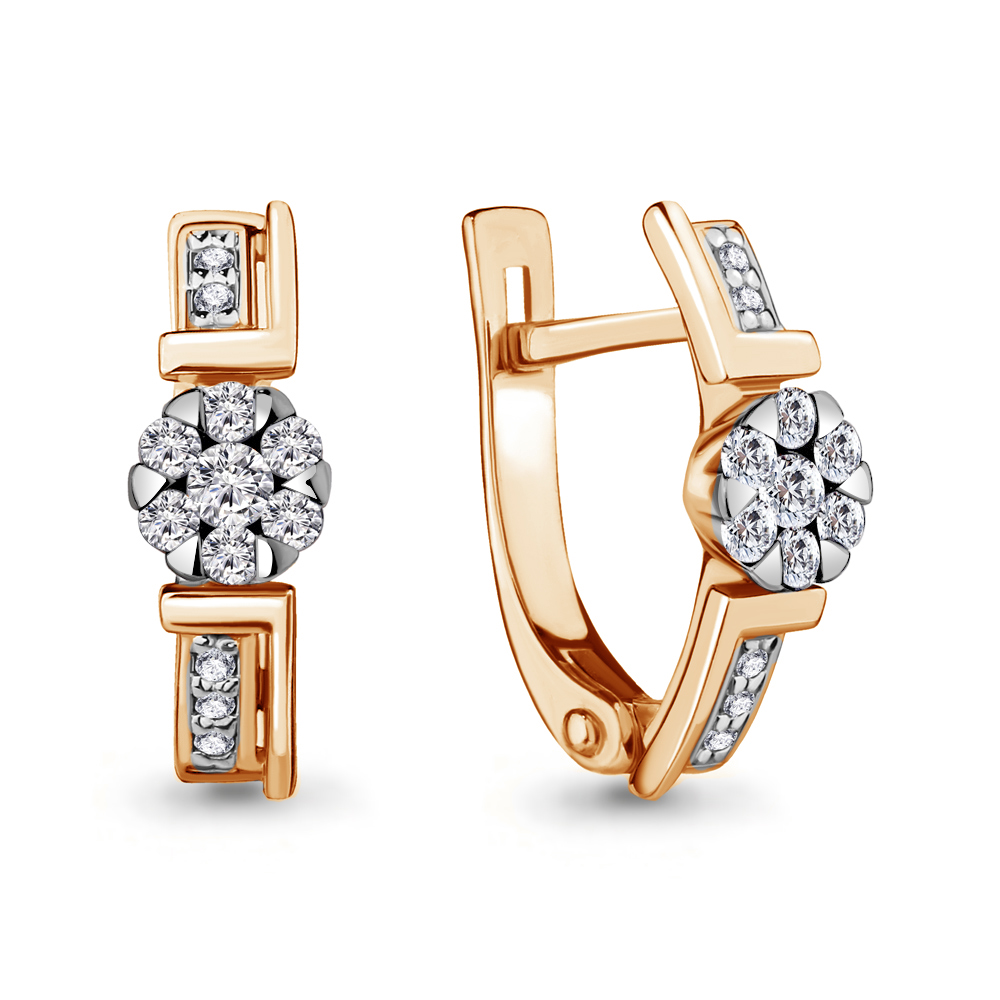 

Серьги из красного золота с бриллиантом Aquamarine Aquamarine 942412Ак_585_кз, 942412Ак_585_кз