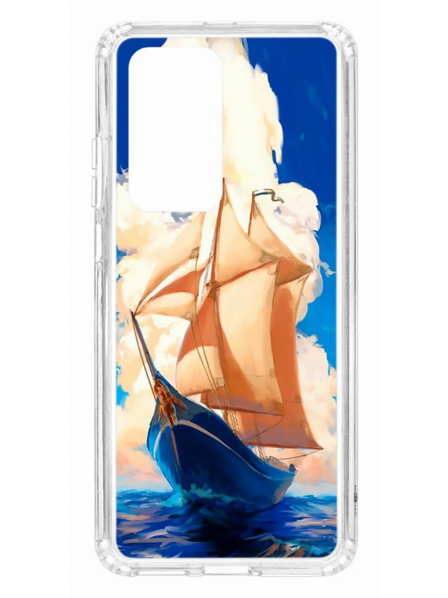 

Чехол на Huawei P40 Pro Kruche Print Парусник