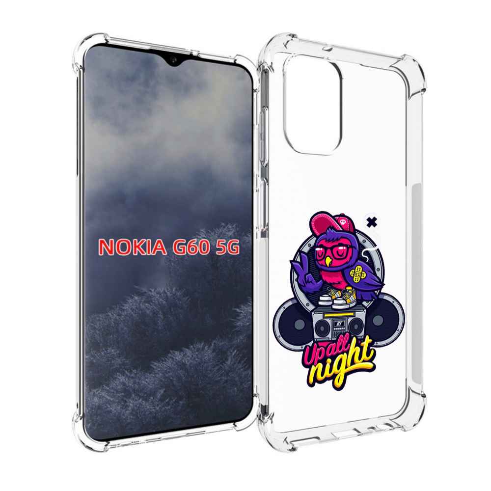 

Чехол MyPads попугай любит музыку для Nokia G60 5G, Прозрачный, Tocco