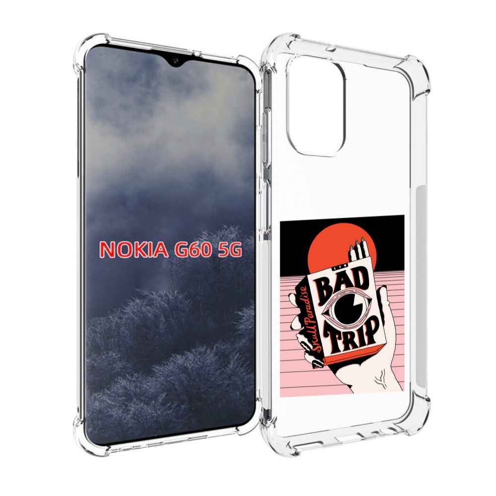 

Чехол MyPads плохая пачка для Nokia G60 5G, Прозрачный, Tocco