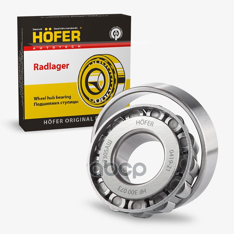 

Подшипник Ступицы Газ 2410, 3302 Передней Hofer 7305 HOFER арт. HF 300 073