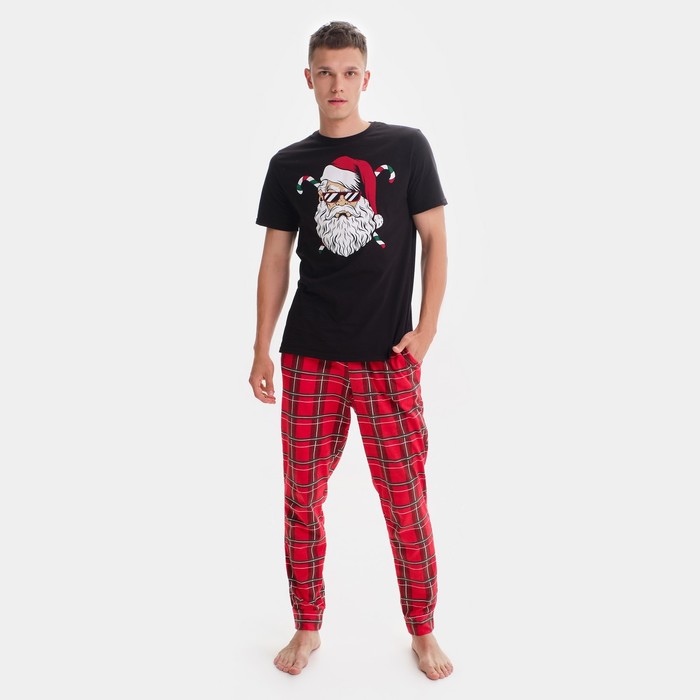 

Пижама мужская KAFTAN King черная 56 RU, Черный, King