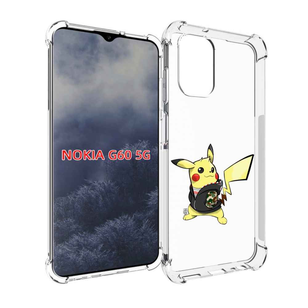 

Чехол MyPads пикачу для Nokia G60 5G, Прозрачный, Tocco