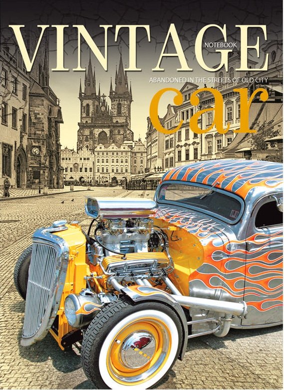 

Блокнот Bourgeois 80 листов, А5, чистые листы, Vintage car , 3157 (17111)
