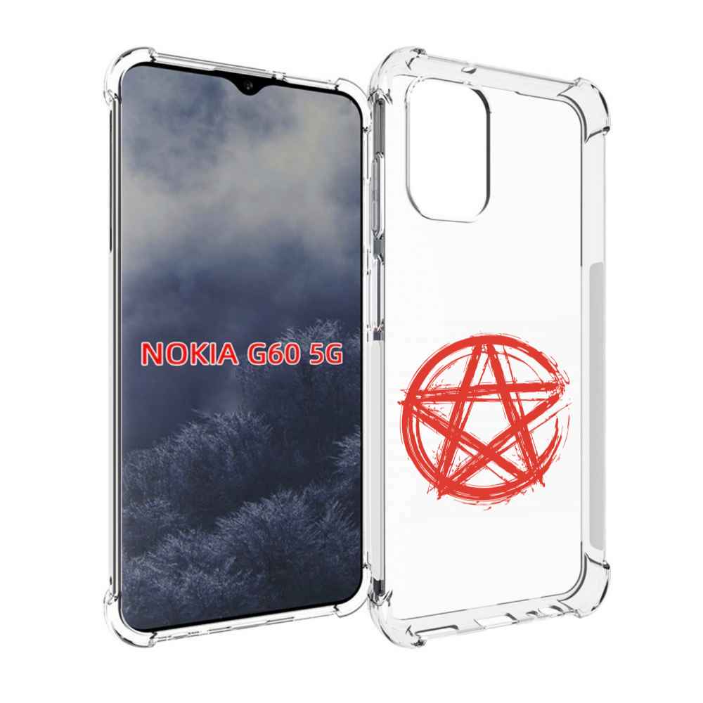 

Чехол MyPads пентаграмма для Nokia G60 5G, Прозрачный, Tocco