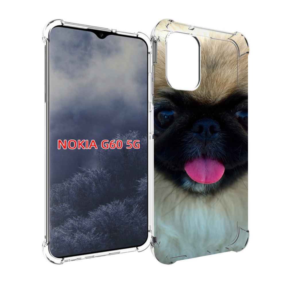 

Чехол MyPads пекинез для Nokia G60 5G, Прозрачный, Tocco