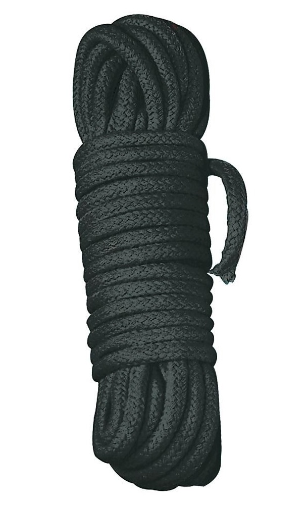 Веревка для шибари Orion хлопковая черная 7 м