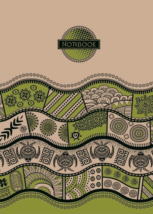 

Блокнот Bourgeois 80 листов, 15*20, чистые листы, Green theme , 3850 (1873)