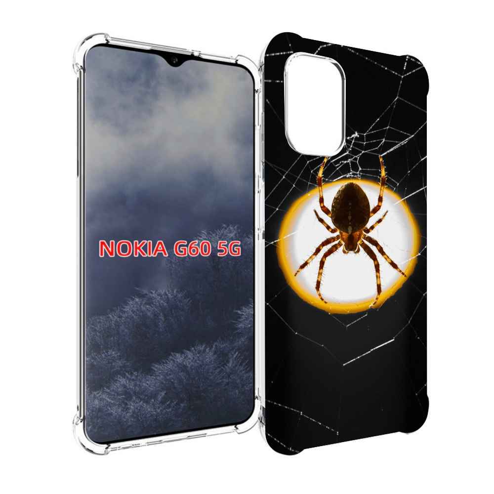 

Чехол MyPads паук-с-паутинкой для Nokia G60 5G, Прозрачный, Tocco
