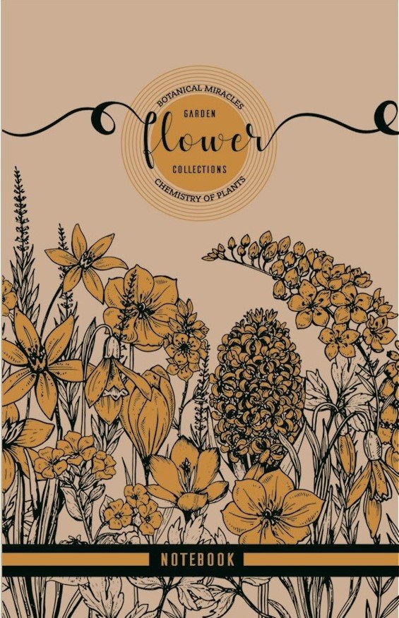 

Блокнот Bourgeois 80 листов, 13*20, чистые листы, Yellow botanica , 3829 (1854)